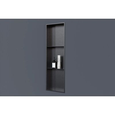 Bernstein - NT309010X - Gun metal - 30x90x10cm - Nicho de ducha Bernstein - NT309010X - Gun metal - 30x90x10cm - Nicho de ducha