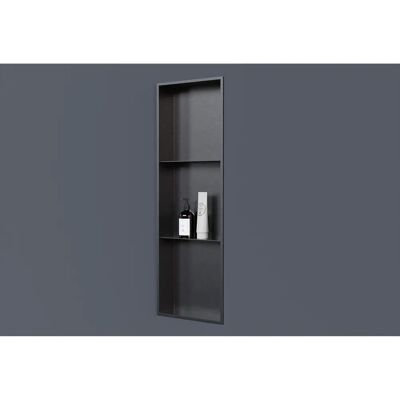 Bernstein - NT309010X - Gun metal - 30x90x10cm - Nicho de ducha Bernstein - NT309010X - Gun metal - 30x90x10cm - Nicho de ducha