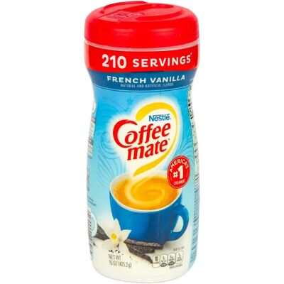 Nestlé Coffee Mate Poudre Vanille Française - Crème pour café - Publicité Nestlé Coffee Mate Poudre Vanille Française - Crème pour café - Publicité