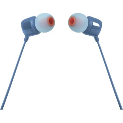 Fones de ouvido intra-auriculares com fio JBL T110 - Fones Fones de ouvido intra-auriculares com fio JBL T110 - Fones
