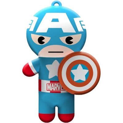 Lip Smaker Captain America Rød Hvit Blå-Bær Lip Balm - 4g Lip Smaker Captain America Rød Hvit Blå-Bær Lip Balm - 4g