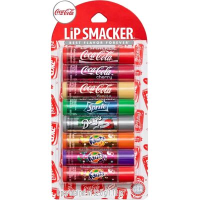 Lip Smacker Baume à Lèvres Coca-Cola Saveurs Assorties - Baume à lèvres - Publicité Lip Smacker Baume à Lèvres Coca-Cola Saveurs Assorties - Baume à lèvres - Publicité