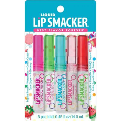 Lip Smacker - Liquid Lip Gloss - Variety Pack - 5 Packs - 0.45 fl oz (14 ml) - Lip Gloss Lip Smacker - Liquid Lip Gloss - Variety Pack - 5 Packs - 0.45 fl oz (14 ml) - Lip Gloss