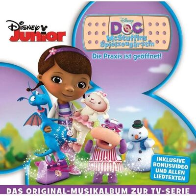 Walt Disney Records Doc McStuffins Album Jouets - album de jouets - Publicité Walt Disney Records Doc McStuffins Album Jouets - album de jouets - Publicité