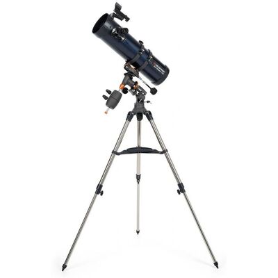 Celestron Astromaster 130EQ Reflector Telescope - 130mm, 33x, Black, Blue, Grey Celestron Astromaster 130EQ Reflector Telescope - 130mm, 33x, Black, Blue, Grey