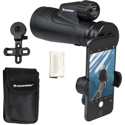 Celestron - Outland X 10x50 - Phone Adapter - Monocular Celestron - Outland X 10x50 - Phone Adapter - Monocular