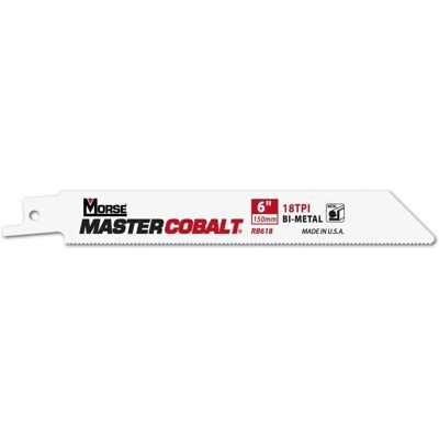 Lame de scie sabre en cobalt M.K. Morse - 14TPI - 300x20x0.9mm - 5 pcs - Publicité Lame de scie sabre en cobalt M.K. Morse - 14TPI - 300x20x0.9mm - 5 pcs - Publicité