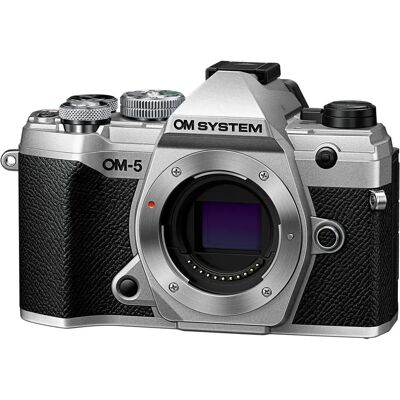 Olympus OM SYSTEM OM-5 Cámara Plateada - Cámara Olympus OM SYSTEM OM-5 Cámara Plateada - Cámara