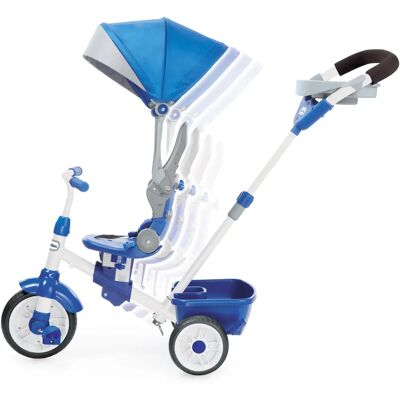 Little Tikes Perfect Fit 4-in-1 Trike Modrá - Tříkolka Little Tikes Perfect Fit 4-in-1 Trike Modrá - Tříkolka