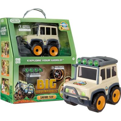 Little Tikes Grandi Avventure SUV - Veicolo Safari STEM Little Tikes Grandi Avventure SUV - Veicolo Safari STEM