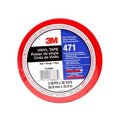 3M 471 Vinylband Rot – Markierung und Schutz 3M 471 Vinylband Rot – Markierung und Schutz