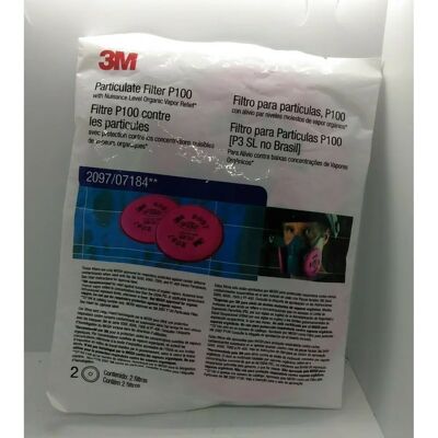 Filtro Particolato 3M 2097 P100 - Tecnologia HEPA Filtro Particolato 3M 2097 P100 - Tecnologia HEPA