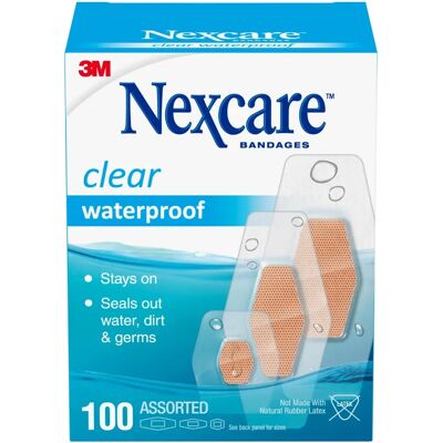 Nexcare Waterproof Bandages - Assorted Sizes - Bandages Nexcare Waterproof Bandages - Assorted Sizes - Bandages