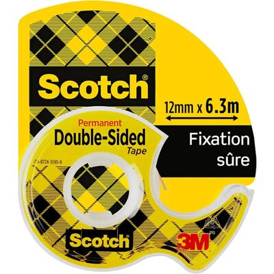 Scotch Dubbelhäftande tejp med dispenser Scotch Dubbelhäftande tejp med dispenser