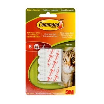 3M Command White Foam - Damage-free Poster Strips 3M Command White Foam - Damage-free Poster Strips
