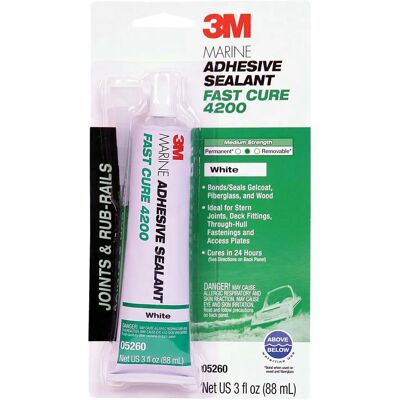 3M Marine Adhesive Sealant Fast Cure 4200 White - Sealant 3M Marine Adhesive Sealant Fast Cure 4200 White - Sealant