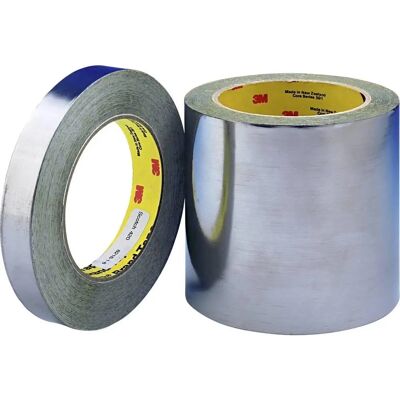 3M Blyfolie Tejp Silver - 33m x 25mm - Ledande, Hög Temperaturmotstånd 3M Blyfolie Tejp Silver - 33m x 25mm - Ledande, Hög Temperaturmotstånd