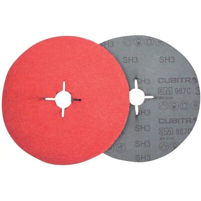 3M Fiberscheibe Cubitron II 987 C Ø 125 mm Körnung 60+ INOX Keramikkorn - fiber disc 3M Fiberscheibe Cubitron II 987 C Ø 125 mm Körnung 60+ INOX Keramikkorn - fiber disc