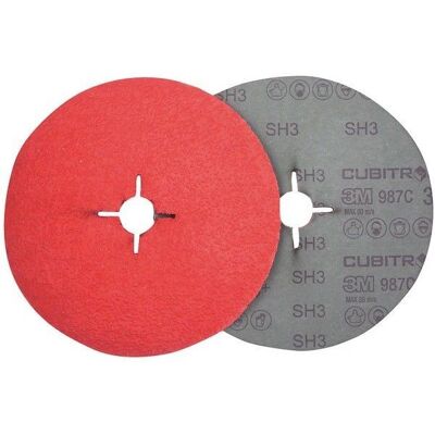 Viskosfiber Cirkel Cubitron II 987 C Ø 180 mm Korn 36 - Slipkuddar Viskosfiber Cirkel Cubitron II 987 C Ø 180 mm Korn 36 - Slipkuddar