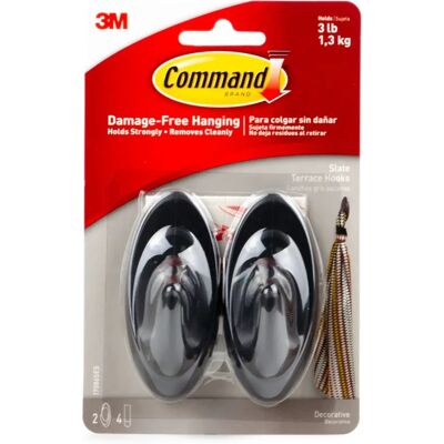 3M Command hák s škrdlivým kamenem - Střední 3M Command hák s škrdlivým kamenem - Střední
