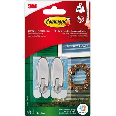 3M - 17091CLRAW - Helder - Medium - Hooks 3M - 17091CLRAW - Helder - Medium - Hooks