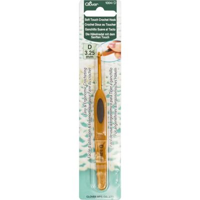Clover Soft Touch Häkelnadel - 3,25mm D - Häkelnadel Clover Soft Touch Häkelnadel - 3,25mm D - Häkelnadel