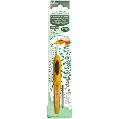 Gancho de Crochê Clover 1025 Soft Touch - Multicolor - Ganchillo Gancho de Crochê Clover 1025 Soft Touch - Multicolor - Ganchillo