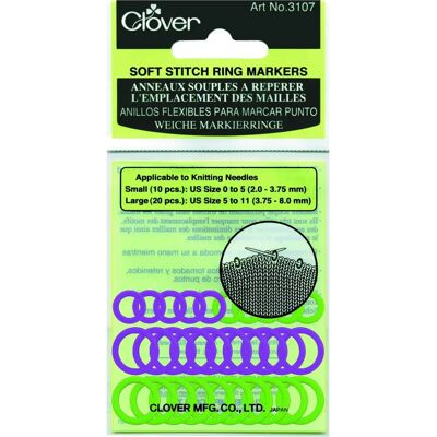 Clover Modèle - Accessoires de tricot - 30 pièces Clover Modèle - Accessoires de tricot - 30 pièces