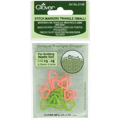 Marqueurs de point triangulaires Clover - 16 pcs - Publicité Marqueurs de point triangulaires Clover - 16 pcs - Publicité