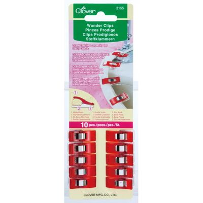 Clip Wonder de Clover - 10 pièces - Accessoire de couture Clip Wonder de Clover - 10 pièces - Accessoire de couture