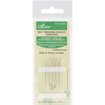 Clover Zelf-enfijnd Naaigaren - Assortiment Maten - 5 Stuks Clover Zelf-enfijnd Naaigaren - Assortiment Maten - 5 Stuks