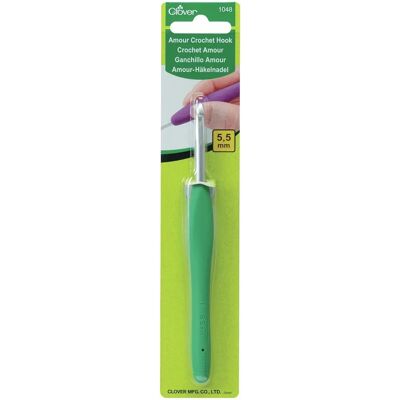 Crochet Amour Clover - Crochet Ergonomique 9/5,5 mm Crochet Amour Clover - Crochet Ergonomique 9/5,5 mm