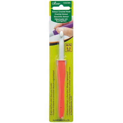 Crochet Amour Clover - Crochet Hook 9mm - Grands projets - Publicité Crochet Amour Clover - Crochet Hook 9mm - Grands projets - Publicité