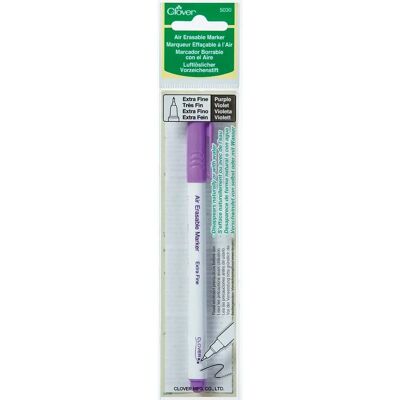 Marqueur effaçable à l'air Clover 5030 Très Fin - Violet - Type de marqueur Marqueur effaçable à l'air Clover 5030 Très Fin - Violet - Type de marqueur