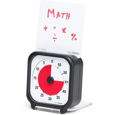 Time Timer - 7,5x7,5 cm - Látványos időző fehér táblával Time Timer - 7,5x7,5 cm - Látványos időző fehér táblával