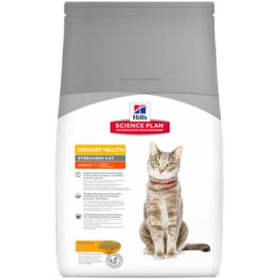 Hill's Science Plan Cibo per Gatti Salute Urinaria - Pollo - Adulti, Sterilizzati, 1,5kg Hill's Science Plan Cibo per Gatti Salute Urinaria - Pollo - Adulti, Sterilizzati, 1,5kg