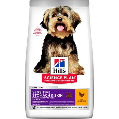 Hills Science Plan Vuxen Hundmat - 1,5kg - Känslig mage och hud Hills Science Plan Vuxen Hundmat - 1,5kg - Känslig mage och hud