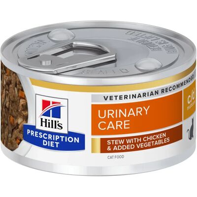 Cibo umido Hill's Prescription Diet per gatti - Cura delle vie urinarie con pollo - 82g, 156g, 24x82g, 48x82g, 24x82/156g Cibo umido Hill's Prescription Diet per gatti - Cura delle vie urinarie con pollo - 82g, 156g, 24x82g, 48x82g, 24x82/156g