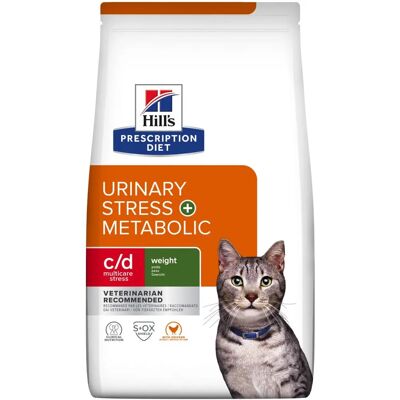 Hill's Prescription Diet Feline c/d Urinary Stress + Metabolic Tørrfôr - 8kg Hill's Prescription Diet Feline c/d Urinary Stress + Metabolic Tørrfôr - 8kg