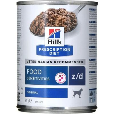 Hill's Prescription Diet Canine z/d Wrażliwości Pokarmowe Karma Mokrą 370g Hill's Prescription Diet Canine z/d Wrażliwości Pokarmowe Karma Mokrą 370g