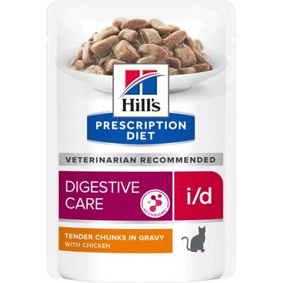 Hill's Prescription Diet i/d Fôr til Katter - Kylling - 12x85g Hill's Prescription Diet i/d Fôr til Katter - Kylling - 12x85g
