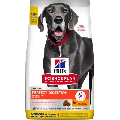 Hill's Science Plan Storvuxen hundmat - Kyckling & Brunt Ris Hill's Science Plan Storvuxen hundmat - Kyckling & Brunt Ris