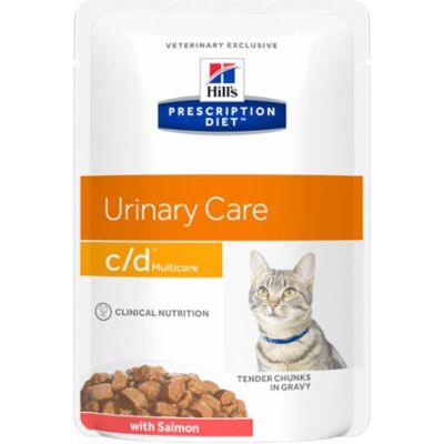 Hill's Prescription Diet Feline Urinary Care c/d Multicare Salmon Wet Food 85g Hill's Prescription Diet Feline Urinary Care c/d Multicare Salmon Wet Food 85g