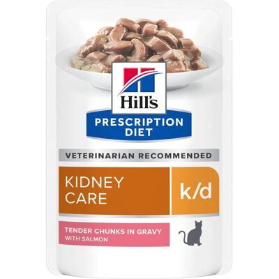 Hill's Prescription Diet Feline k/d Kidney Care Salmon Wet Food 85g Hill's Prescription Diet Feline k/d Kidney Care Salmon Wet Food 85g