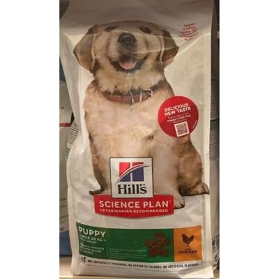 Hill's Science Plan Nourriture pour chiots de grandes races au poulet - 16kg - Publicité Hill's Science Plan Nourriture pour chiots de grandes races au poulet - 16kg - Publicité
