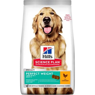 Hill's Hills Science Plan Canine Adult Perfect Weight Large Breed with Chicken - Science Plan Canine Adult Perfect Weight Large Breed chicken Dry 12kg Hill's Hills Science Plan Canine Adult Perfect Weight Large Breed with Chicken - Science Plan Canine Adult Perfect Weight Large Breed chicken Dry 12kg