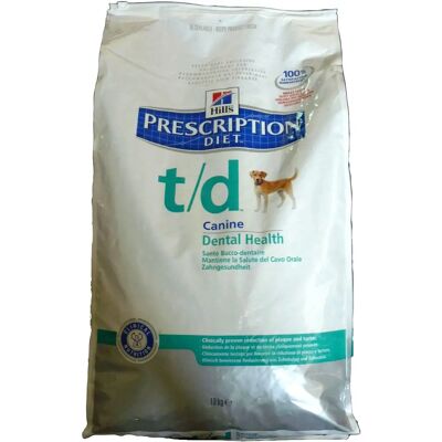 Hill's Prescription Diet Canine t/d Pielęgnacja Zębów Kurczak Sucha - 10kg Hill's Prescription Diet Canine t/d Pielęgnacja Zębów Kurczak Sucha - 10kg