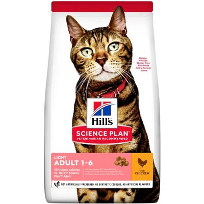 Hill's Science Plan Feline Adult Light Chicken - 1,5kg Hill's Science Plan Feline Adult Light Chicken - 1,5kg