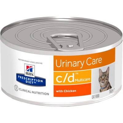 Hill's Prescription Diet Feline Urinary Care c/d Multicare Pollo Cibo Umido 156g Hill's Prescription Diet Feline Urinary Care c/d Multicare Pollo Cibo Umido 156g