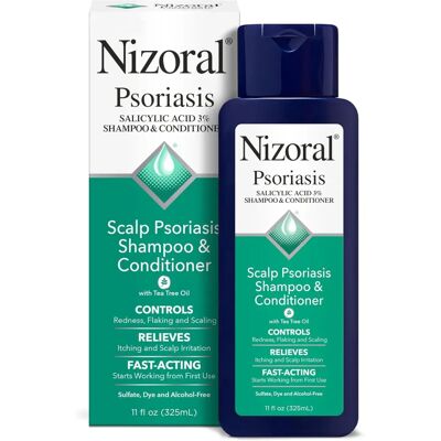 Nizoral Scalp Psoriasis Shampoo - 11 oz - 2-Pack - Shampoo Nizoral Scalp Psoriasis Shampoo - 11 oz - 2-Pack - Shampoo
